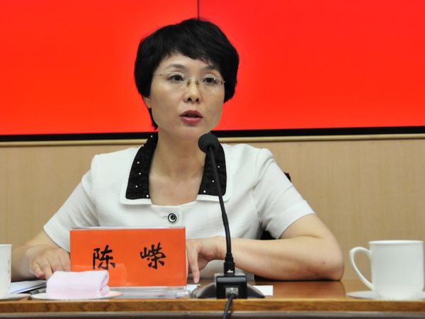  2012年6月19日上午10时，文化部举行新闻发布会，介绍第五届中国昆剧艺术节、第五届中国苏州评弹艺术节及第四届中国非物质文化遗产保护·苏州论坛的有关情况，并答记者问。图为苏州市文化广电新闻出版局党委书记陈嵘介绍相关活动筹备工作情况。文化部政府门户网站马思伟 摄。
