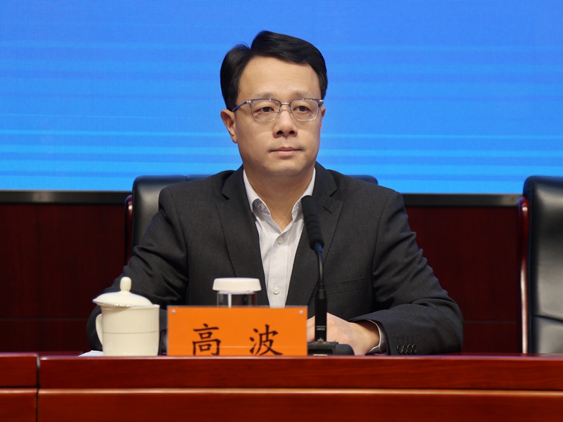 2023年11月09日(周四)上午10:00,文化和旅游部召开2023中国原生民歌节新闻发布会,介绍2023中国原生民歌节总体情况、筹备情况。图为文化和旅游部办公厅新闻宣传处处长、主持人高波。文化和旅游部政府门户网站 周祎 摄