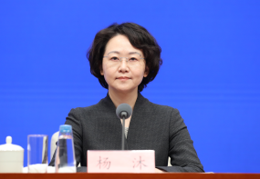   国务院新闻办公室于2026年2月11日（星期三）上午10时举行新闻发布会，介绍2026“乐购新春”春节特别活动、保障春节市场供应有关情况，并答记者问。图为商务部市场运行和消费促进司司长杨沐。（徐想 摄）