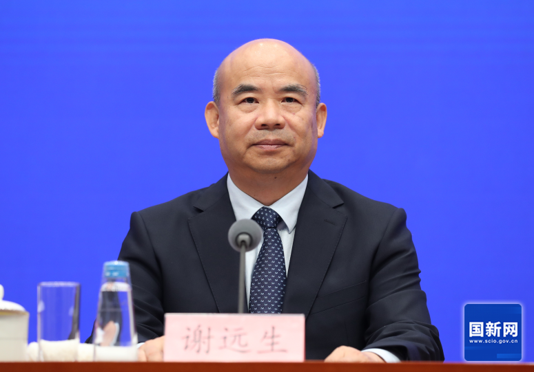   国务院新闻办公室于2026年9月7日（星期一）上午10时举行新闻发布会，请工业和信息化部副部长谢远生、工业和信息化部消费品工业司负责人冯海沧、商务部流通业发展司负责人张祥、文化和旅游部非物质文化遗产司司长单钢新、市场监管总局标准创新管理司司长魏宏介绍推动历史经典产业高质量发展有关情况，并答记者问。图为工业和信息化部副部长谢远生（徐想 摄）。